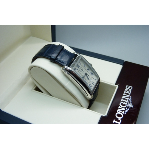 857 - A Longines Dolce Vita automatic wristwatch, with box and paperwork, (purchased January 2024)