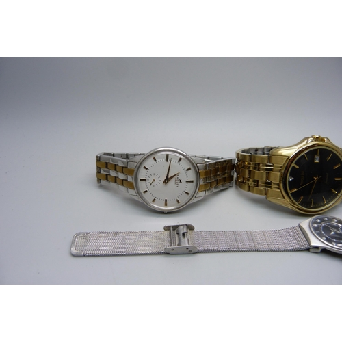 945 - Four wristwatches