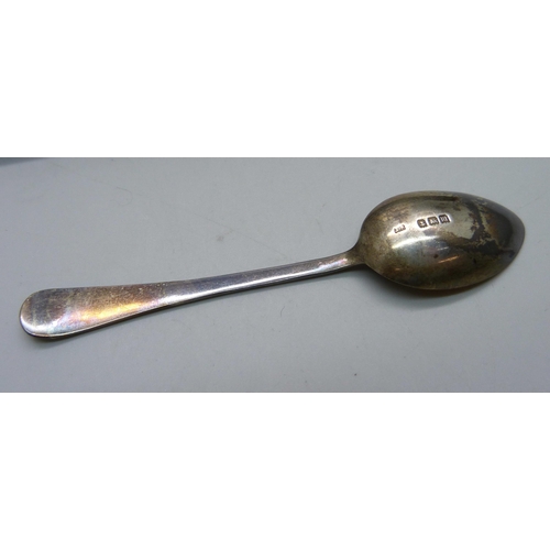 953 - A set of six silver coffee spoons, 59g