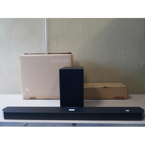 3003 - Samsung Soundbar & sub woofer - Model Hw-Q600C/Xu Sb,(with remote & power supply),Original RRP £429.... 