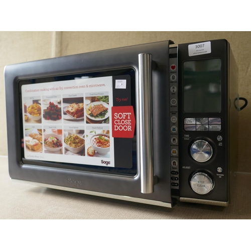 3007 - Sage The Combi Wave 3In1 Microwave -  Model Smo870Bst4Guk1 , Original RRP £249.99 + VAT (323-44) *Th... 