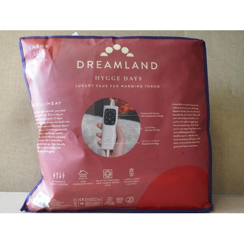 3016 - Husky Fur Heated Throw (120cm x 160cm) *Item is subject to VAT(319-10)