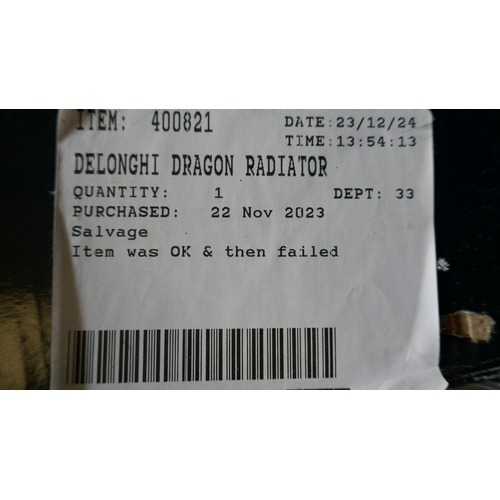 3047 - Delonghi Dragon 4 Pro Radiator - Model Trdx40820E , Original RRP £99.99 + VAT (323-125) *This lot is... 