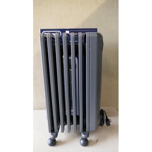 3054 - Delonghi Oil Filled Grey Radiator - Model Trrso715E.G   (323-185) *This lot is subject to VAT