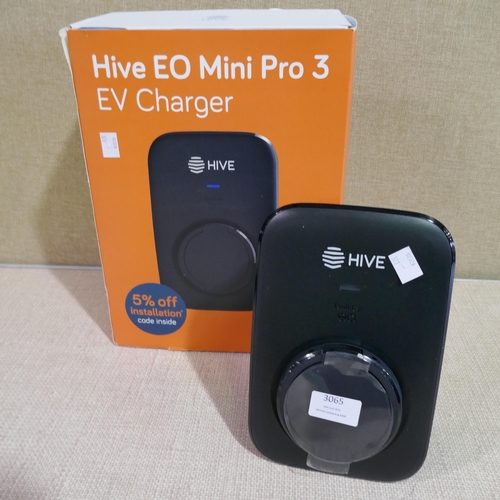 3065 - Hive EO Mini Pro 3 EV Charger - Untethered , Original RRP £499.99 + VAT (323-19) *This lot is subjec... 