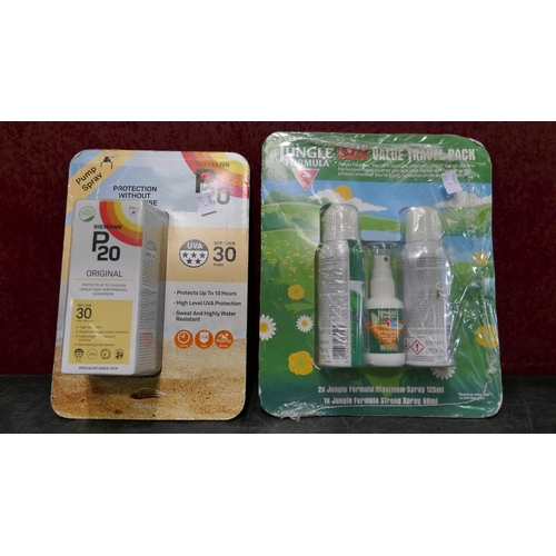 3087 - Riemann P20 Spf 30 200Ml Sun Spray, Jungle Formula Insect Repellent (323-440,464) *This lot is subje... 