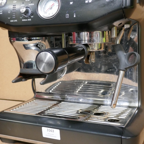 3163 - Sage Barista Impress Express Coffee Machine - Model Ses876Bst4Guk1, Original RRP £539.99 + VAT (323-... 