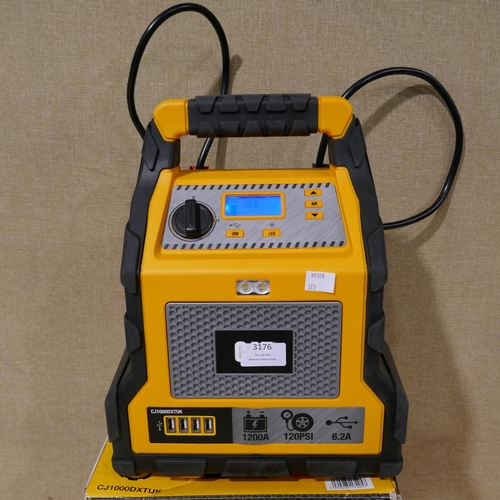 3176 - Cat Jump Starter - Model 1200 Ampcj1000Dxt (323-180) *This lot is subject to VAT
