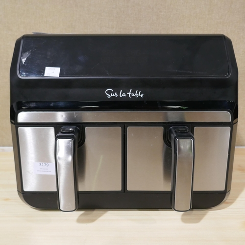 3179 - Sur La Table Double Air Fryer (323-169) *This lot is subject to VAT