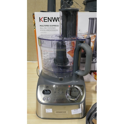 3193 - Kenwood Multi Pro Express Weigh + All In 1 Food Processor, Original RRP £109.99 + VAT (323-122) *Thi... 