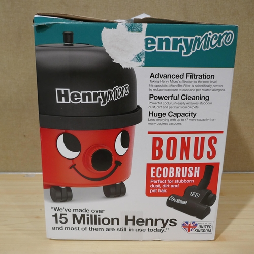 3204 - Henry Micro Hi-Flo Vacuum Cleaner - Model 900671/Hvr200M , Original RRP £139.99 + VAT (323-93) *This... 