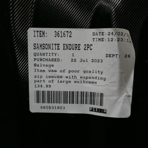 3218 - Samsonite Endure 2Pc  Hardside Luggage Set - Marked Outer Casing, Original RRP £119.99 + VAT (323-11... 