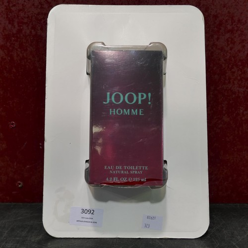 3092 - Joop Homme For Him 125ml Edt (323-359) *This lot is subject to VAT