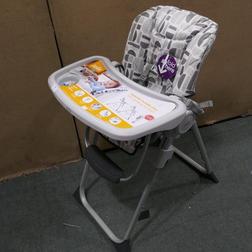 3280 - Joie Snacker 2 in 1 Highchair (323-230) *This lot is subject to VAT