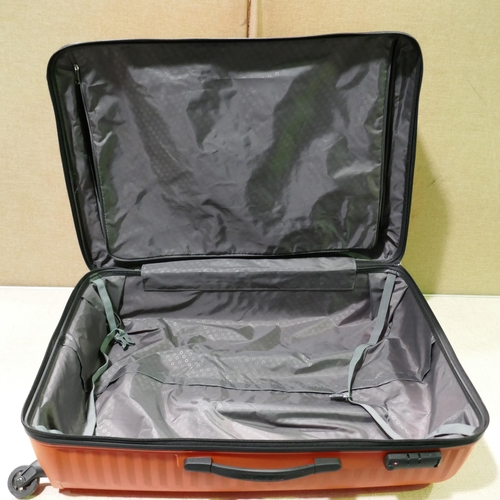 3289 - American Tourister Jetdriver Large 4 Wheel Spinner Hardside Suitcase - Orange  (323-209) *This lot i... 