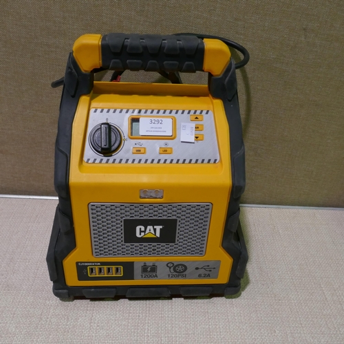 3292 - Cat Jump Starter  - Model 1200 - Ampcj1000Dxt  (323-182) *This lot is subject to VAT