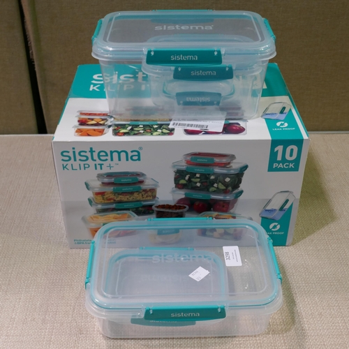 3298 - Sistema Klip It Plus Food Storage Set And Shoe Organiser  (323-386) *This lot is subject to VAT