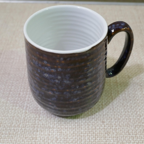 3306 - 5x Reactive Glaze Mugs (323-443) *This lot is subject to VAT