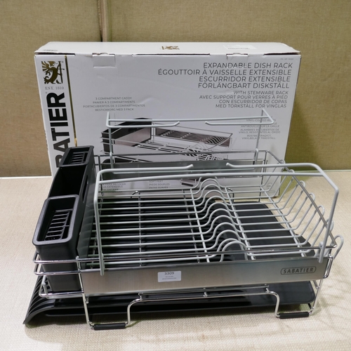 3309 - Sabatier Expandable Dishrack (323-338) *This lot is subject to VAT