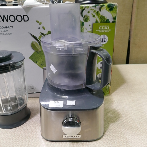 3313 - Kenwood Multipro Food Processor (323-157) *This lot is subject to VAT