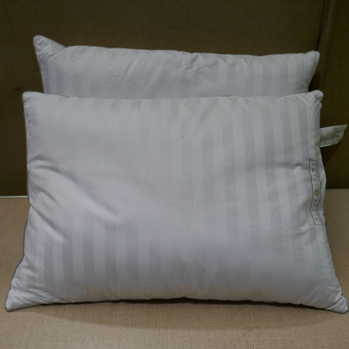 3315 - 2x Hotel Grand Down Roll jumbo Pillows   (323-391) *This lot is subject to VAT