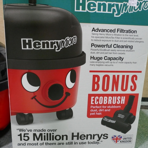 3316 - Henry Micro Hi-Flo Vacuum Cleaner - Model 900671/Hvr200M , Original RRP £139.99 + VAT (323-94) *This... 