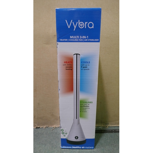 3328 - Vybra 3 In 1 White Heater, Original RRP £119.99 + VAT (323-118) *This lot is subject to VAT