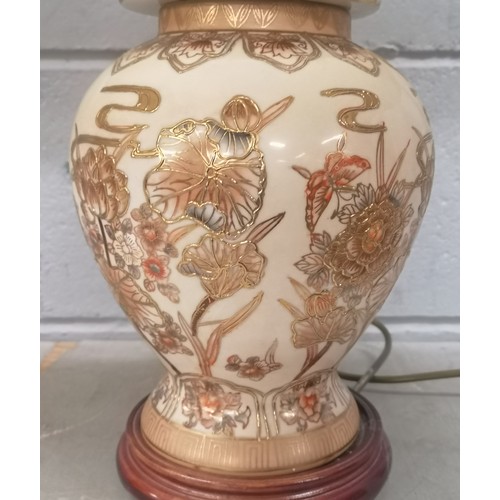 1212 - A pair of Chinese ginger jar lamps **PLEASE NOTE THIS LOT IS NOT ELIGIBLE FOR IN-HOUSE POSTING AND P... 