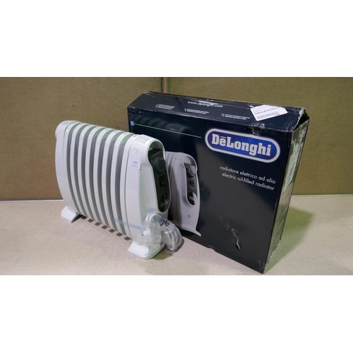 3293 - Delonghi Oil Filled Small Radiator   (323-218) *This lot is subject to VAT