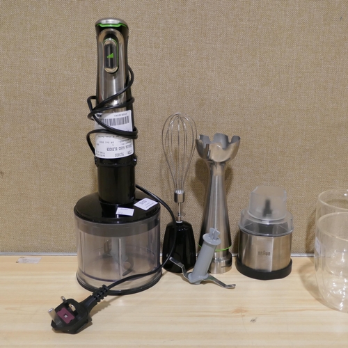 3210 - Braun Hand Blender - Model Mq9138Xi, Mesa Double Wall Mugs (323-168,418) *This lot is subject to VAT