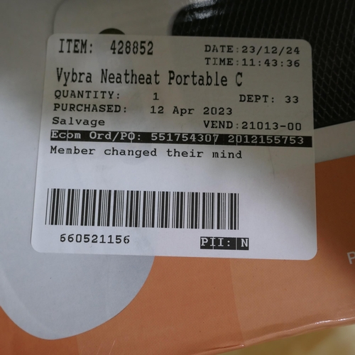 3216 - Vybra Neatheat Portable  Ceramic Heater (323-227) *This lot is subject to VAT