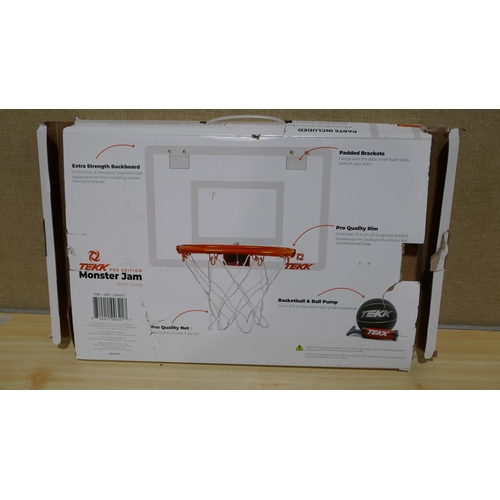 3346 - Monster Jam Tekk Mini Basketball Hoop (323-352) *This lot is subject to VAT