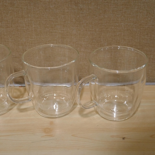 3348 - 5x Mesa Double Wall Mugs (323-417) *This lot is subject to VAT