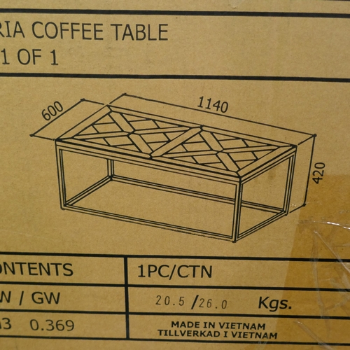 3372 - Bentley Designs Astoria Oak Coffee Table, Original RRP £299.99 + VAT (323-31) *This lot is subject t... 