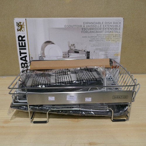 3377 - Sabatier Expandable Dishrack (323-339) *This lot is subject to VAT