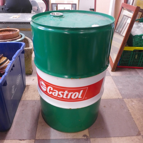 387 - A Castrol oil can