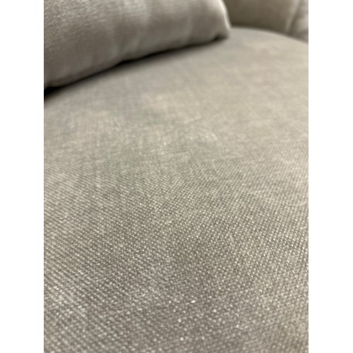 1324 - Grey velvet armchair