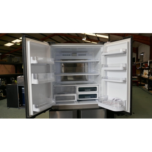 3051 - Sharp American Style 4 Door Fridge Freezer - model no - Sj-Ex820F2-SI, Original RRP £1099.99 + VAT (... 