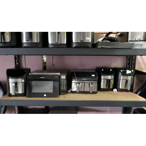 3161 - Qty Of Scrap Items inc Panasonic Combi Microwave, Sur La Table Double Air Fryer, 3 x Gourmia Air Fry... 