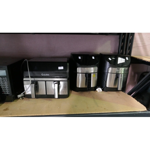 3161 - Qty Of Scrap Items inc Panasonic Combi Microwave, Sur La Table Double Air Fryer, 3 x Gourmia Air Fry... 