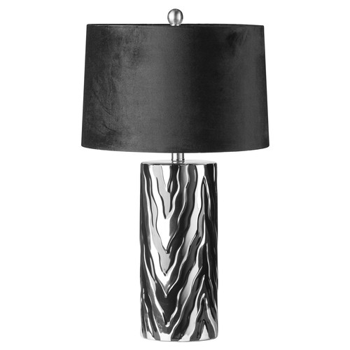 1428 - A Jaspa table lamp with black velvet shade, 62cms (2070552)   #
