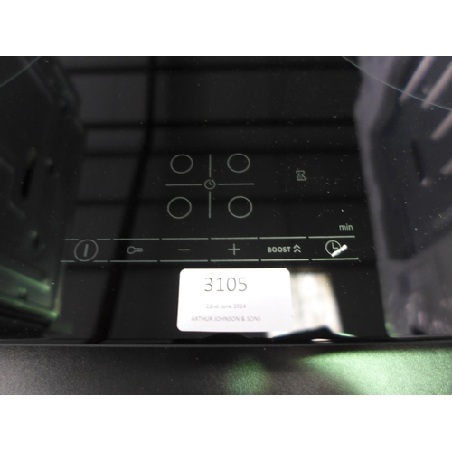 3105 - Bosch Induction 4 Zone Hob - Plug & Play- Model no -PUE611BB5B, Original RRP £499.17 inc vat (448-16... 