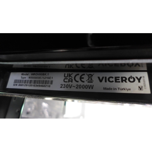 3106 - Viceroy Built In Single Oven - Model WROV60BK, Original RRP £315.84 inc vat (448-142) *This lot is s... 