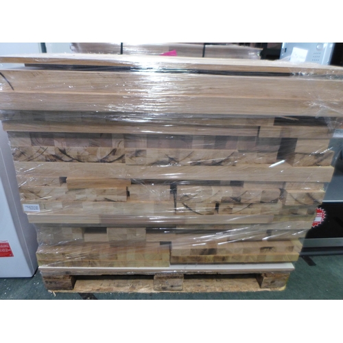 3120 - Pallet Of Solid Oak Off-Cuts - Mixed Sized, Original RRP £2040 inc vat (448-13) *This lot is subject... 