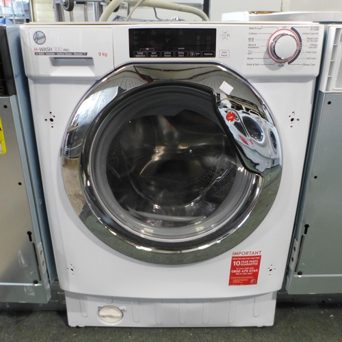 3123 - Hoover H Wash 300 Pro Integrated Washing Machine (9kg) - Model no -HBWOS 69TMCE, Original RRP £424.1... 