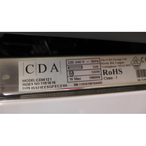 3125 - CDA Integrated Slimline Dishwasher- Model no -CDI4121, Original RRP £315.83 inc vat (448-170) *This ... 