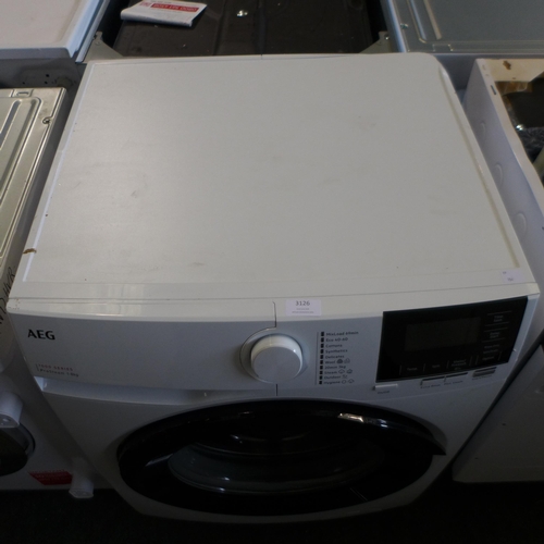 3126 - AEG 7000 Series ProSteam 1-8KG Free Standing Washing Machine, Original RRP £557.5 inc vat (448-150) ... 