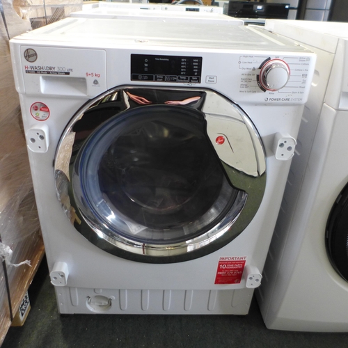 3127 - Hoover H - wash / dry 300 lite 9+5kg washer dryer (448-179)   *This lot is subject to vat