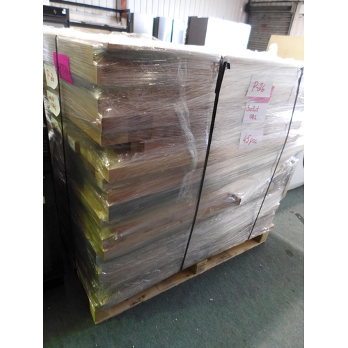 3128 - Pallet Of Solid Oak Off-Cuts - Mixed Sized, Original RRP £1800 inc vat (448-135) *This lot is subjec... 