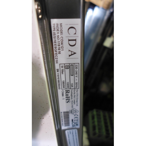 3135 - CDA Integrated Slimline Dishwasher- Model no -CDI4121, Original RRP £315.83 inc vat (448-71) *This l... 